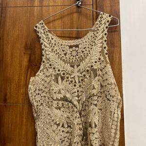 Gold Net Tunic