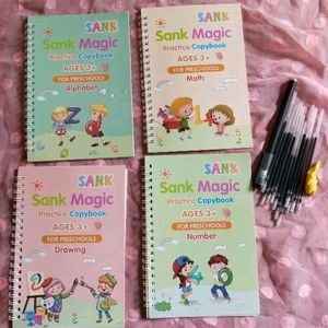 Sank Magic Book ( 4 Books + 1 Pen + 10 Refill )