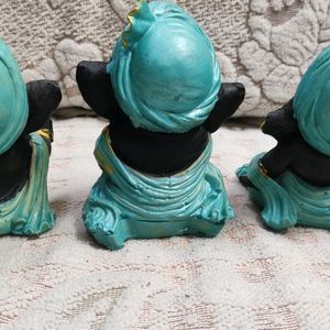 Ganesh 3 Pc  Idol  Set