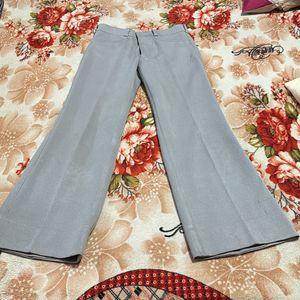 High Waist Grey Trousers