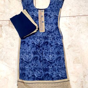 Beautiful Kurta With Dupatta 💙✨✨💙100% Cotton