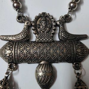 Oxidised Ganesh Ji Necklace