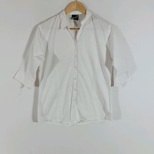White Plain Formal Shirt (Women)