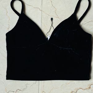 Black Velvet Top