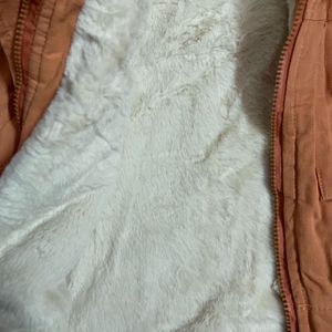 Peach Jacket For Winters