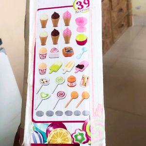 39 Piece Musical Sweet Cart