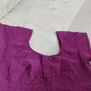 VIOLET COLOUR BLOUSE