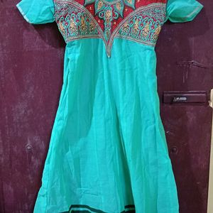 Green Anarkali