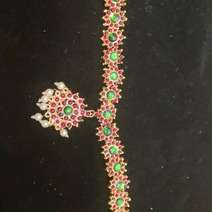 Bharatanatyam Jewellery set