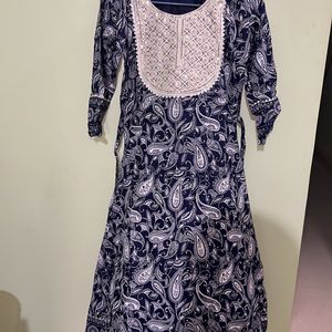 Women Cotton Anarkali Kurti