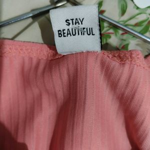 PINK CROP TOP