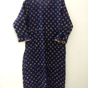 NAYRA Dark Blue Kurti For Women