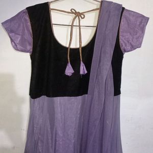 New Trend Purple Gown For Girls And Ladies