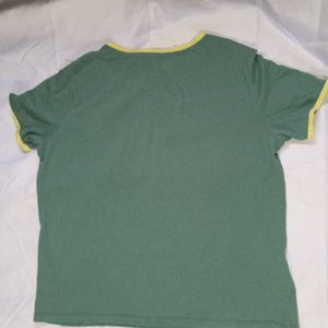 Oversized Green T Shirt