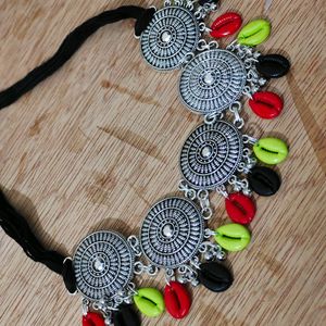 Brand New Boho Design Dokra Oxidised Necklace Set