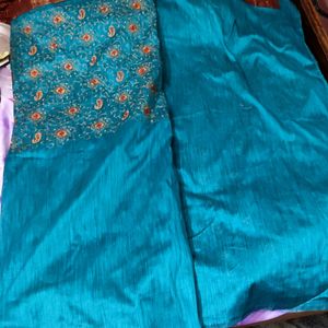 Embroidery Jute Saree