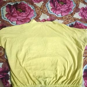 Stylish Yellow Tshirt For Girls