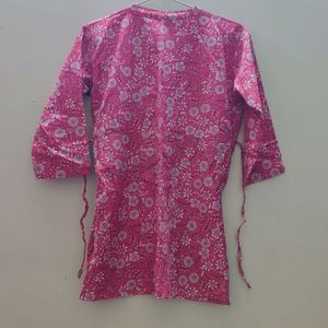 Red Short Kurta For Women