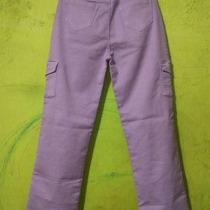 Lavender Cargo For Womens