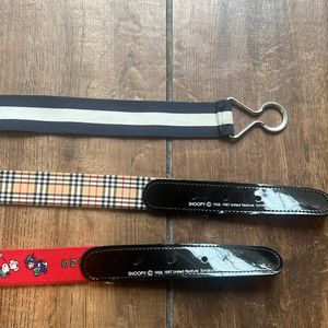 Set of 3 Unisex Belts Kids- Stretchable