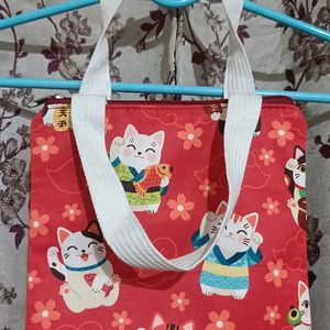 Lucky Neko (Cat) Mini Tote Bag