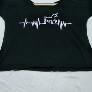 Women  Horse Heartbeat T-shirt