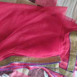 Red Long Dupatta