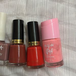 Combo Of 6 Brand Nail Polish