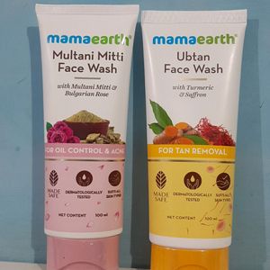 Mamaearth Multani And Ubtan Facewash