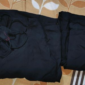 Black Kurta With Pant