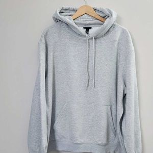 H&M Relaxed Fit Light Grey Hoodie