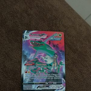 Pokemon Card Rayquazza Vmax