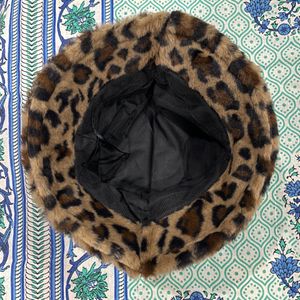 Leopard Print Fur Hat