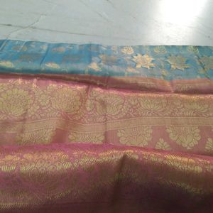 Kanchipuram Saree With Work Blouse