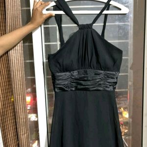 Black Halter Neck Dress