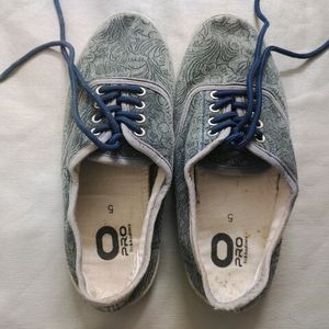 Women Blue Denim Casual Shoes