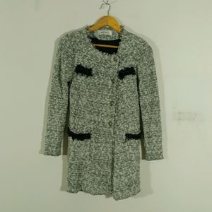 ⭐ Classy Korean Grey Overcoat ⭐