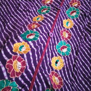 💜Purple Long Kurti For Women