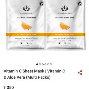 The Man Vitamin C Mask Sheet At Just 120