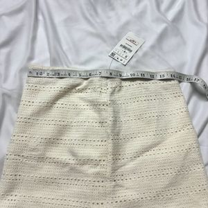 Zara Schiffli Skirt