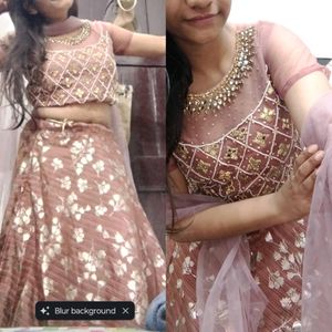 🤎🔥Crop Top Lehenga Designer