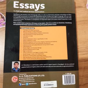 Essays (For Civil And Judicial Services)