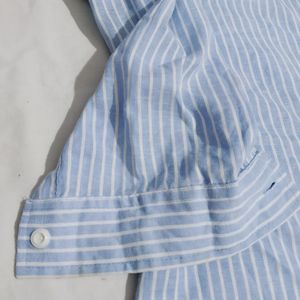 Blue Cotton Linen Shirt