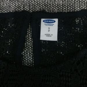 Old Navy Half Lace Tank Top