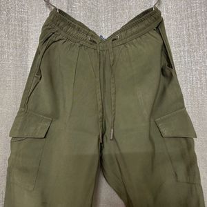 Women’s Olive Green Joggers From Red Tape