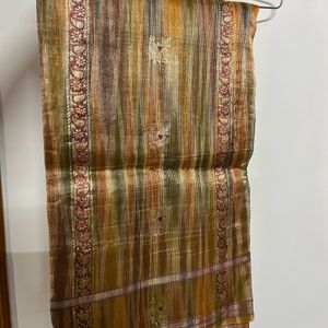 Golden Brown Saree