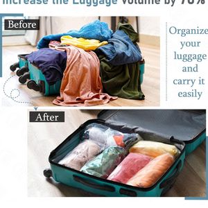 🆕Vacuum Bags for Travel with Hand Pump Airtight