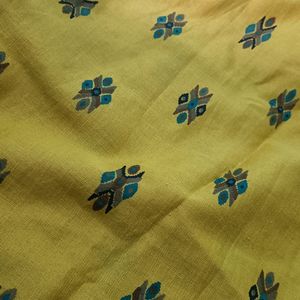 Cotton Elegant Yellow Umbrella Kurta For Women & G