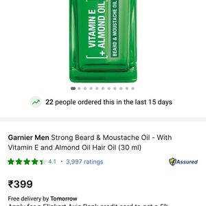 Garnier Men Strong Beard & Moustache Oil