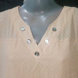 Tan Coloured Causual Top